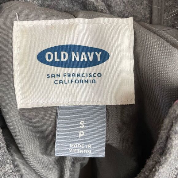 Old Navy Hooded Wool Blend Jacket Size S EUC - Picture 7 of 8